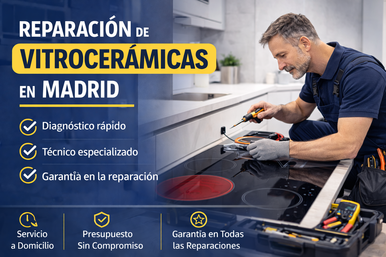Reparación de vitrocerámicas en Madrid